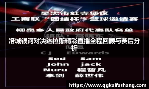 洛城银河对决达拉斯精彩直播全程回顾与赛后分析